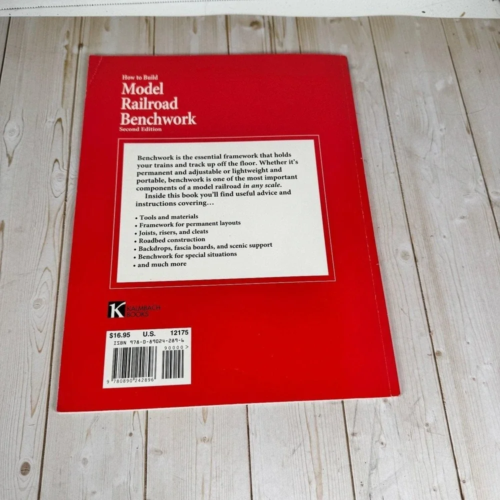 How to Build Model Railroad Benchwork Westcott 1996 2nd Ed Kalmbach Hobby Guide